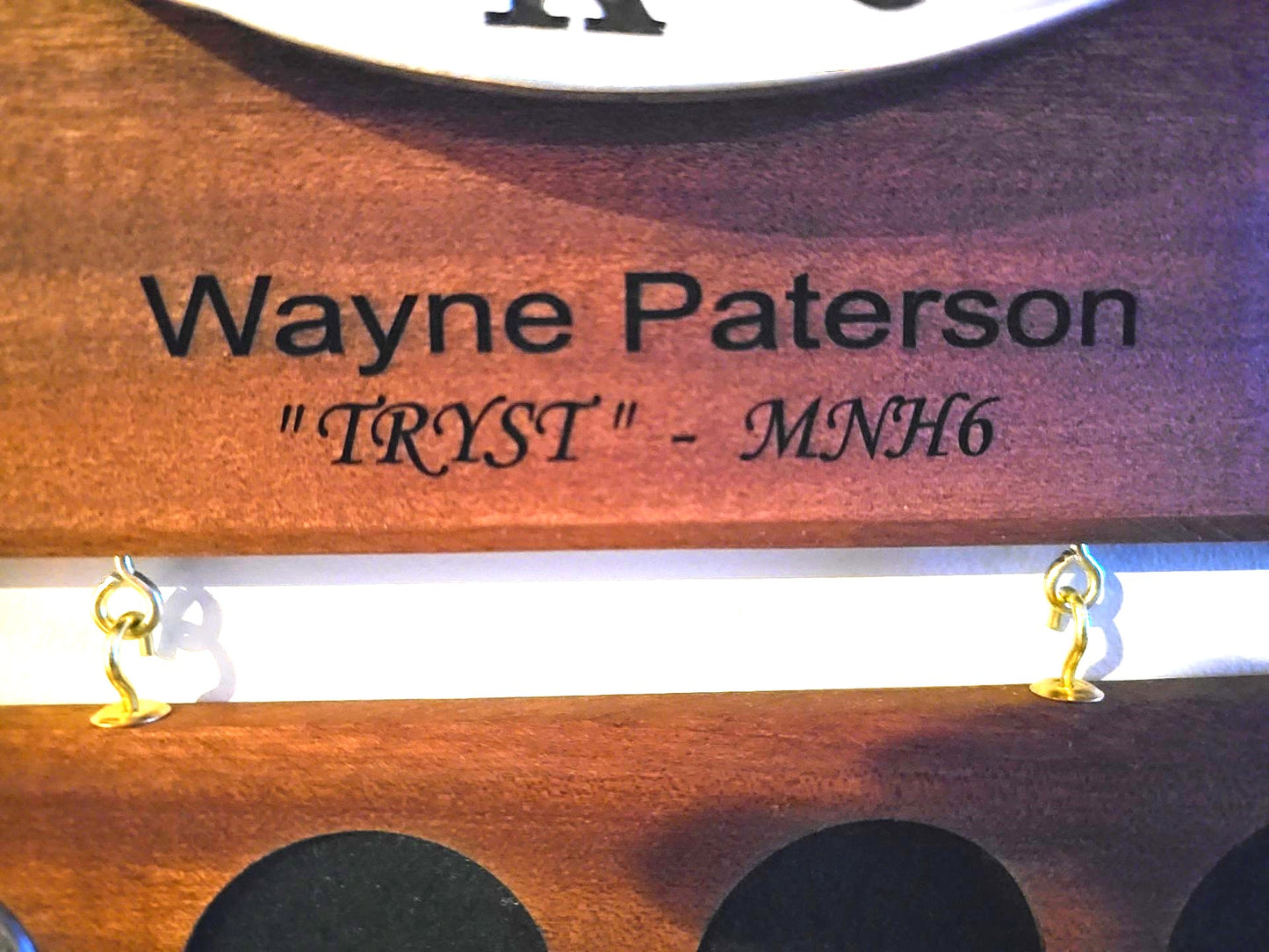 Master National Wooden Display Plaque