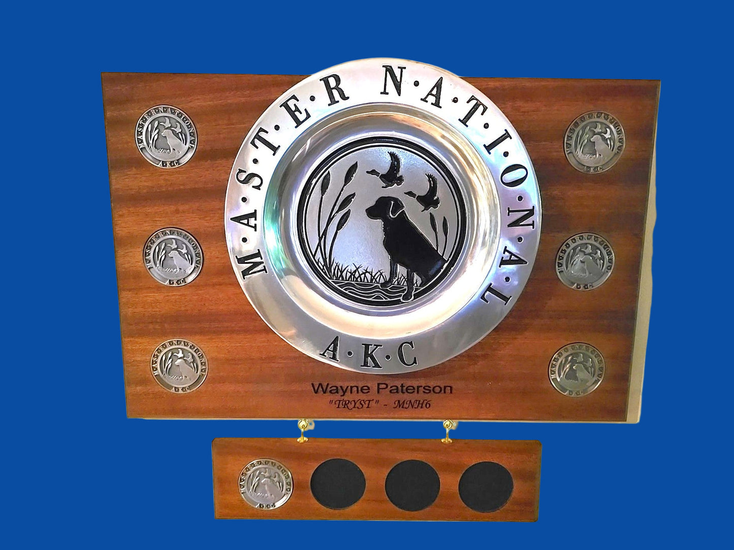 Master National Wooden Display Plaque